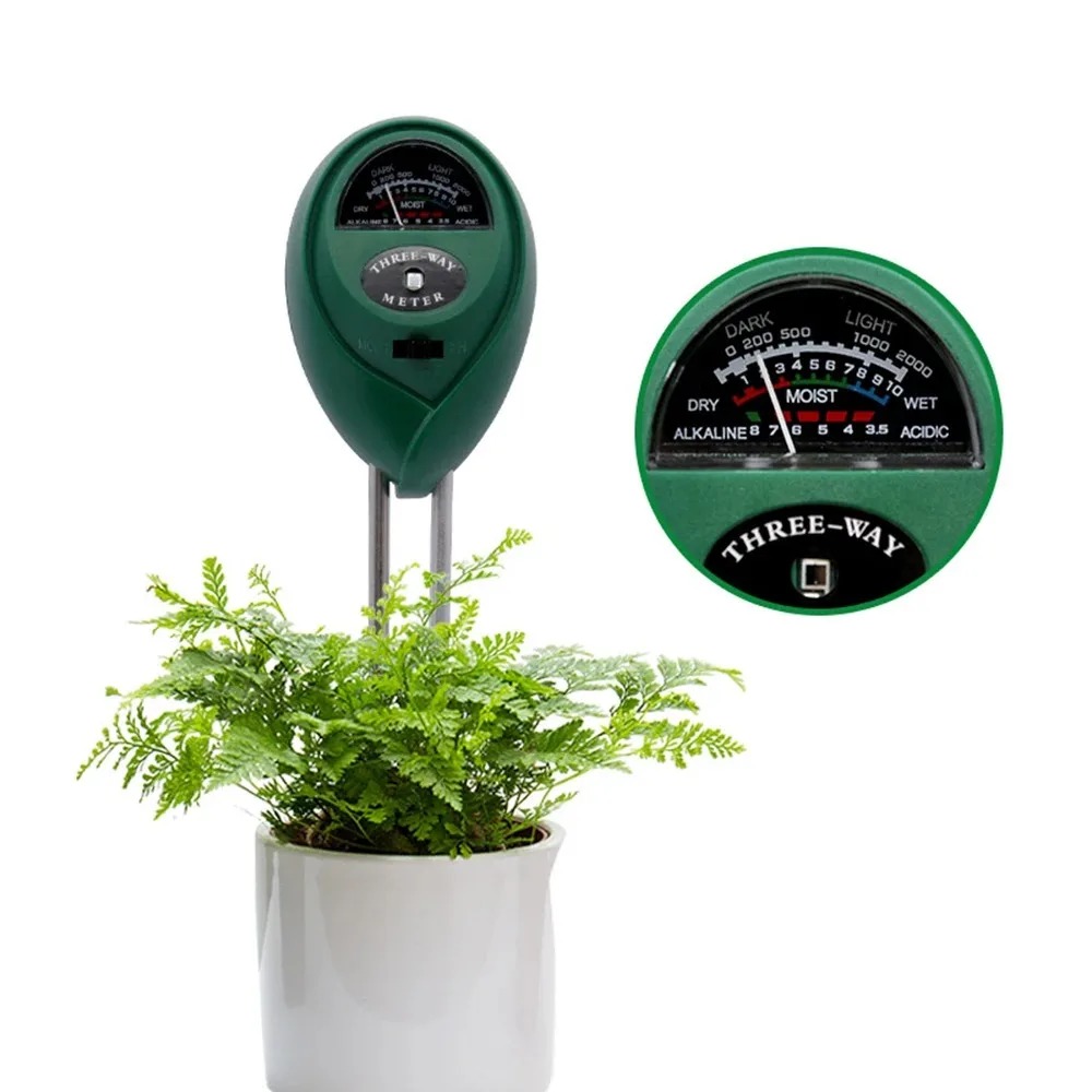 Soil Ph Meter 3 In 1 Moisture Sunlight - 3 in 1 Soil PH Tester