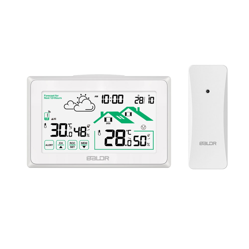 Wireless Weather Station Indoor Outdoor - BALDR Wireless Weather Station Digital DCF