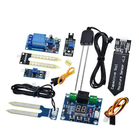 Soil Moisture Sensor Relay Module Arduino - XH-M214 Capacitive Soil Moisture Sensor Moisture