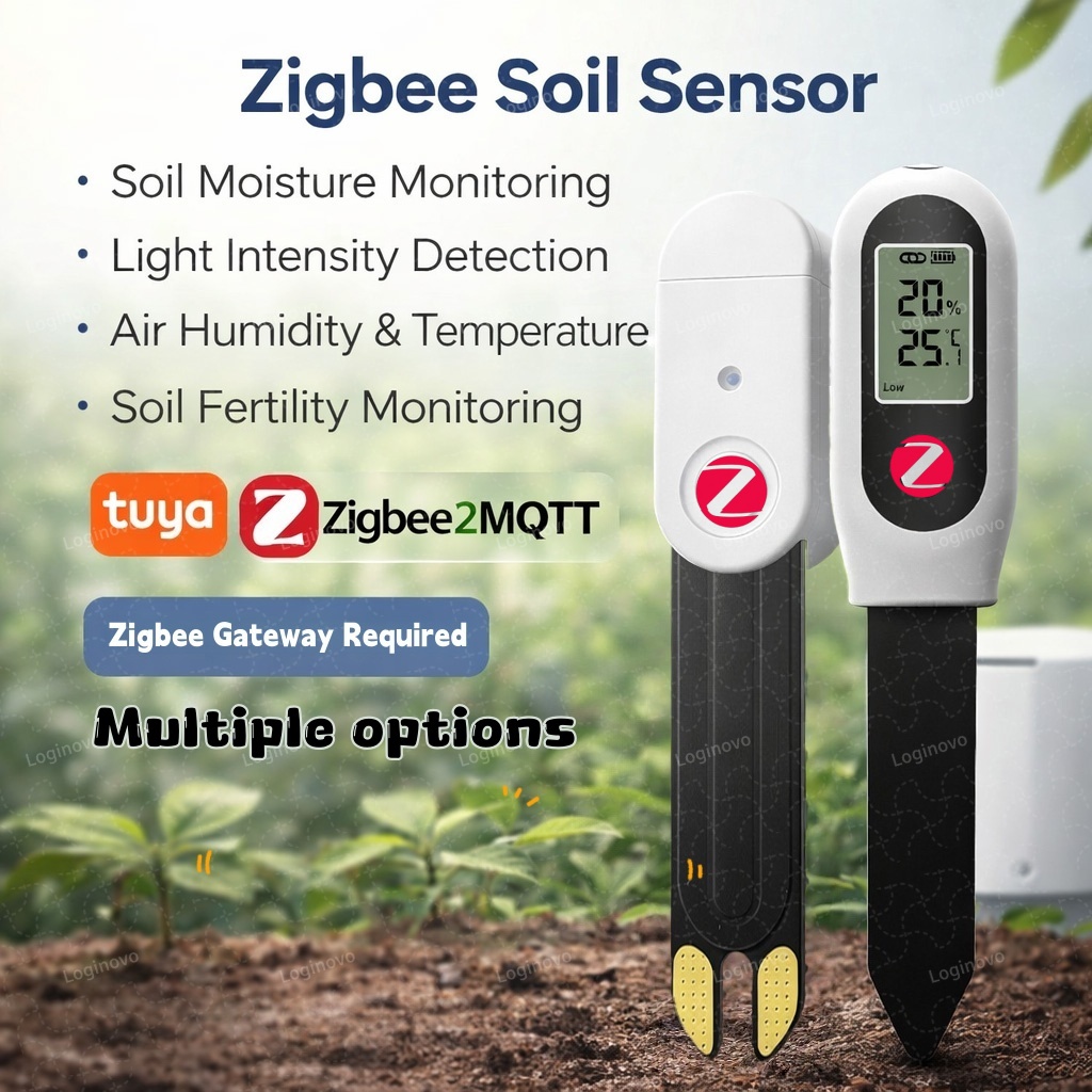 Tuya Zigbee Soil Moisture Temperature Sensor - Zigbee Soil Moisture Sensor Tuya Smart