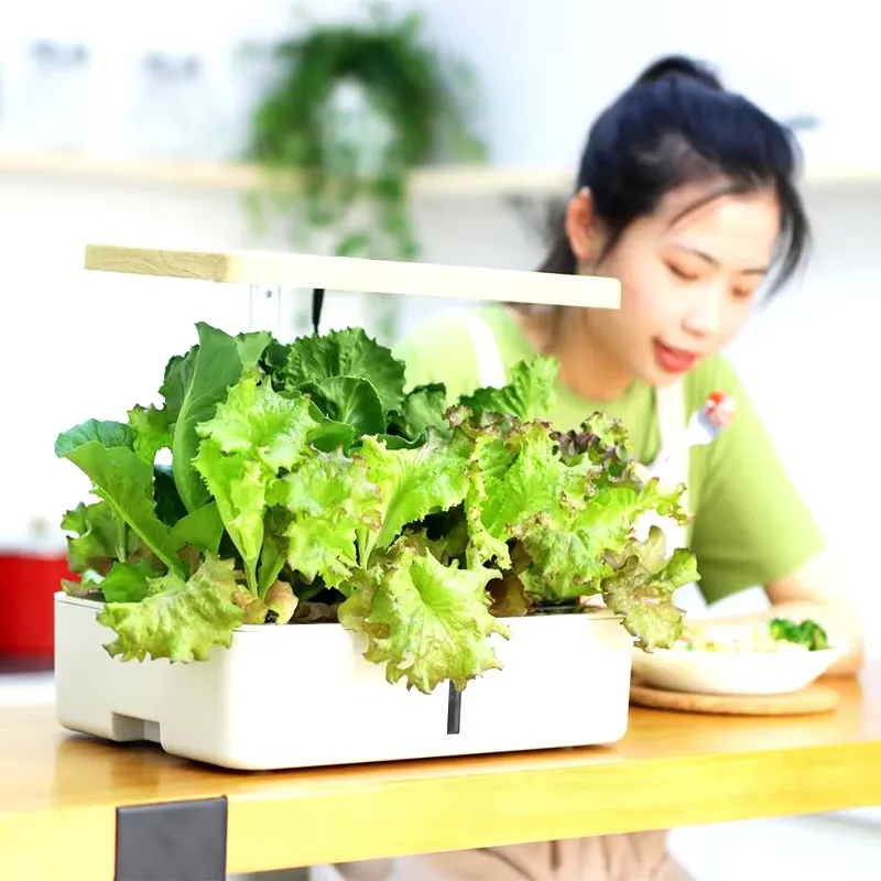 Indoor Herb Garden Grow Light Smart Kit - Smart Hydroponics Indoor Garden Kit with