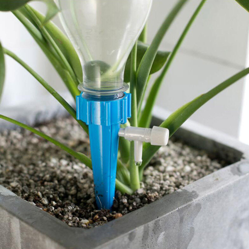 Automatic Plant Watering Spikes Drip Kit - 6/12pcs Adjustable Drip Irrigation System Automatic