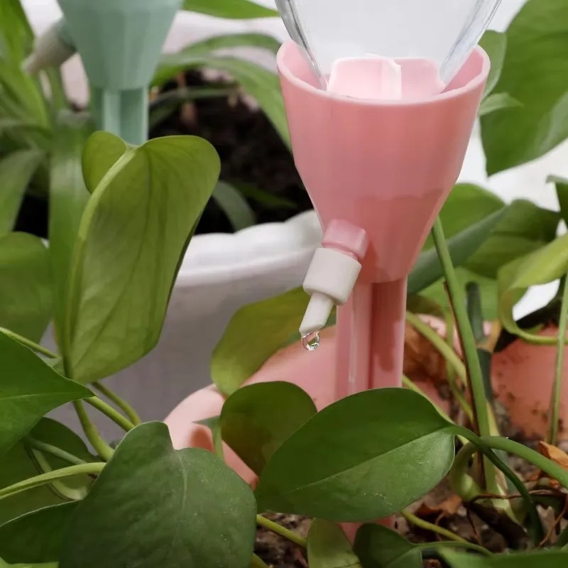 Automatic Plant Watering Spikes Drip Kit - 3Pcs Automatic Self Watering Spikes Adjustable