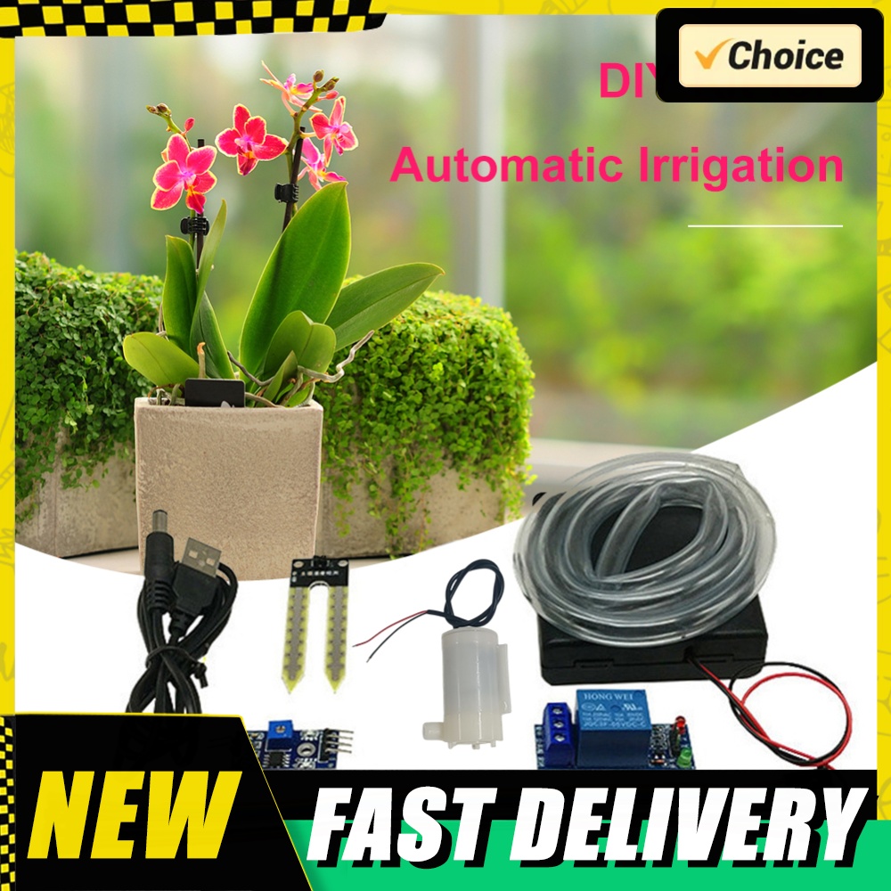 Soil Moisture Sensor Relay Module Arduino - Automatic Irrigation Module DIY Kit Automatic