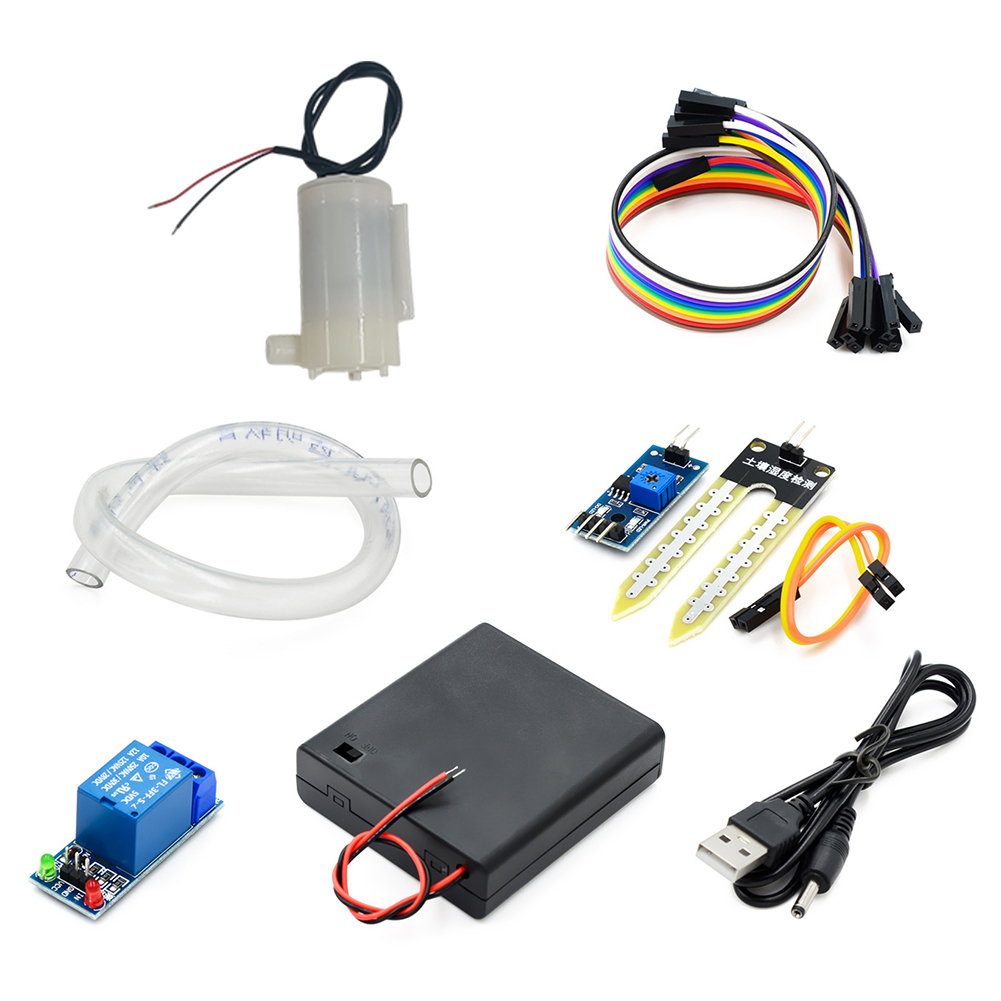 Soil Moisture Sensor Relay Module Arduino - Automatic Irrigation Module DIY Kit Watering
