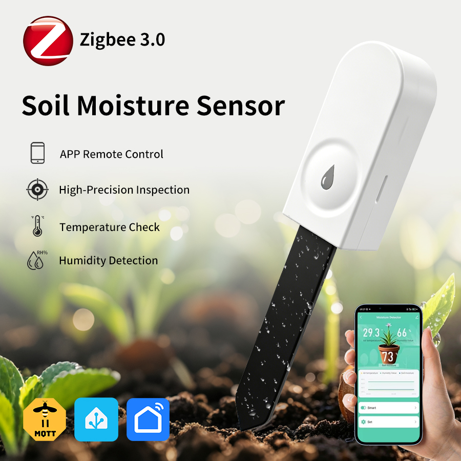 Smart Plant Sensor Soil Moisture Meter - Tuya Smart ZigBee Soil Moisture Sensor