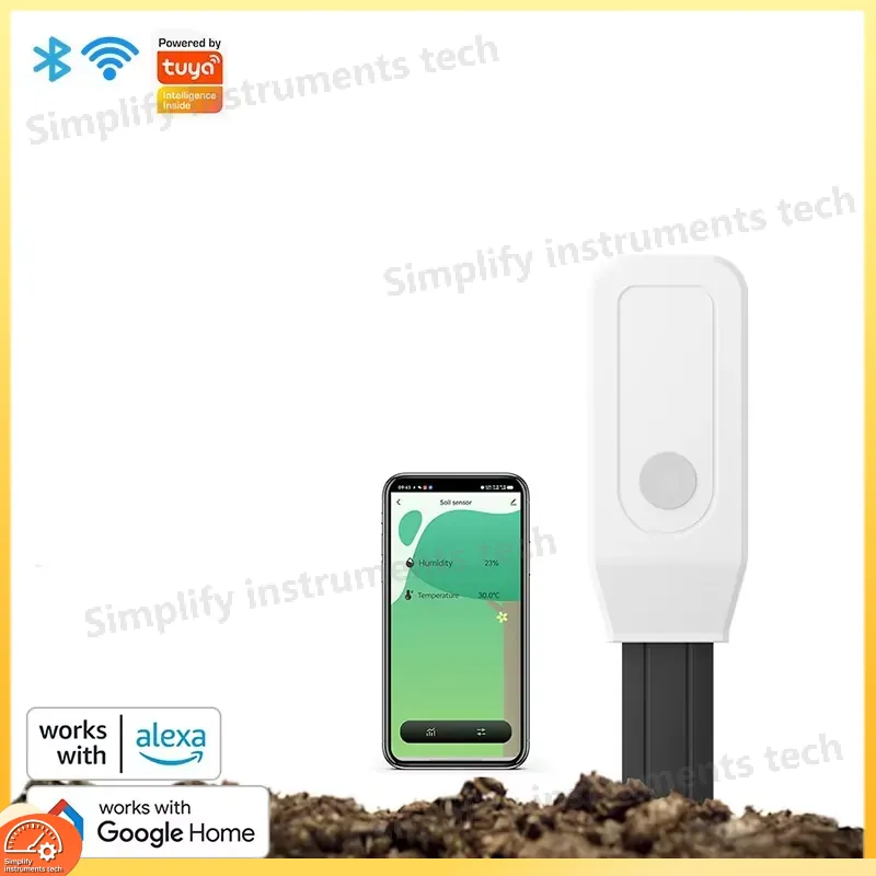 Smart Plant Sensor Soil Moisture Meter - WiFi Zigbee Smart Soil Moisture Sensor
