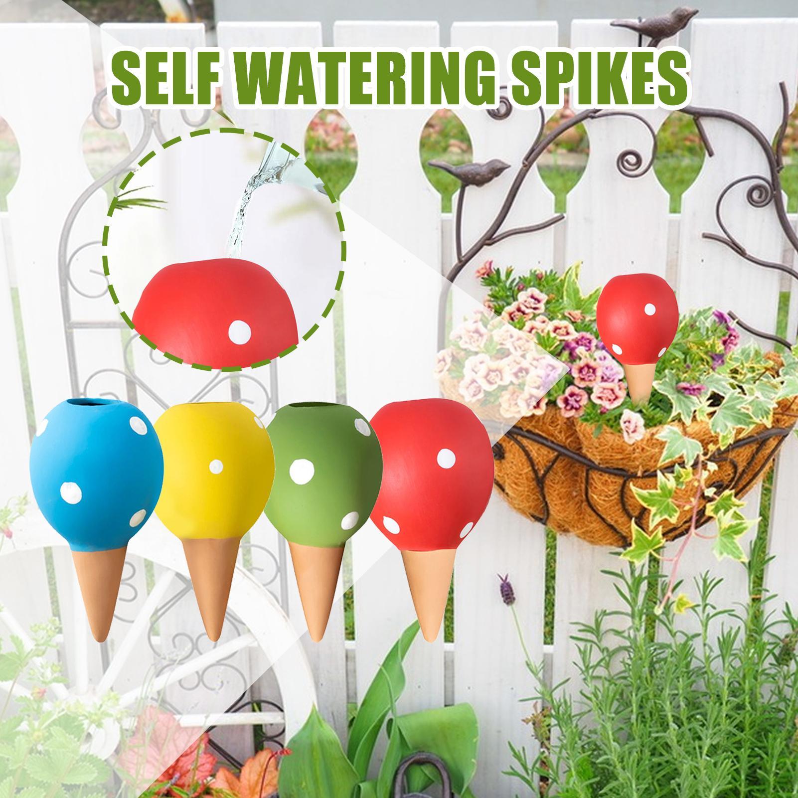 Automatic Plant Watering Spikes Drip Kit - Terracotta Watering Spikes Self-Watering Plant Dripper
