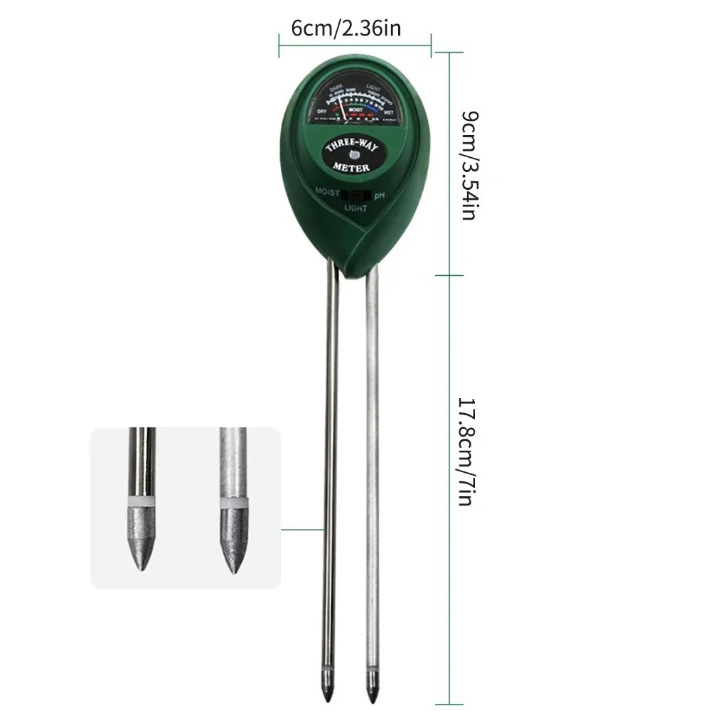 3 in 1 Soil PH Tester Sunlight - огляд і ціна Soil Ph Meter 3 In 1 Moisture Sunlight