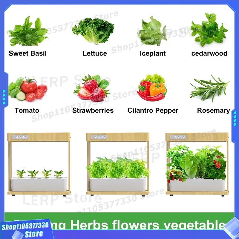 IGS-05 Smart Hydroponic Garden - огляд і ціна Indoor Herb Garden Grow Light Smart Kit
