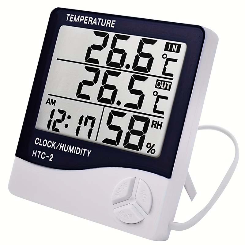 LCD Digital Thermometer Hygrom - огляд і ціна Wireless Weather Station Indoor Outdoor