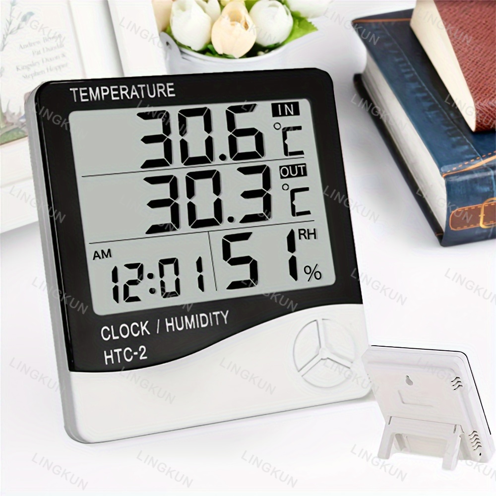 LCD Digital Thermometer Hygrom - огляд і ціна Wireless Weather Station Indoor Outdoor