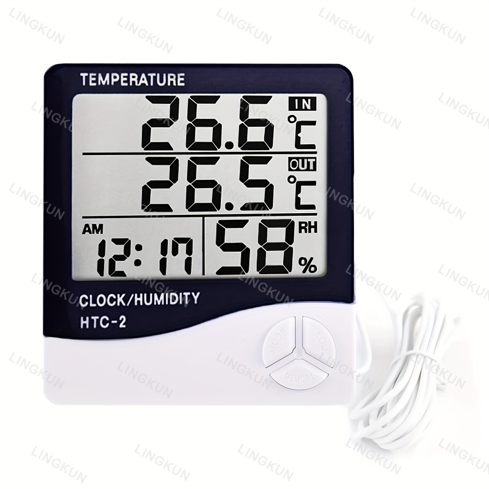 LCD Digital Thermometer Hygrom - огляд і ціна Wireless Weather Station Indoor Outdoor