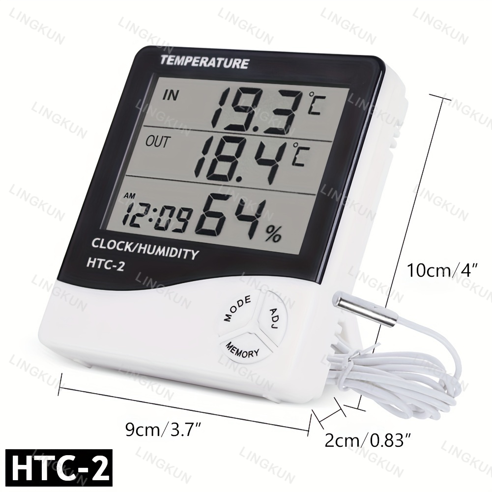 LCD Digital Thermometer Hygrom - огляд і ціна Wireless Weather Station Indoor Outdoor