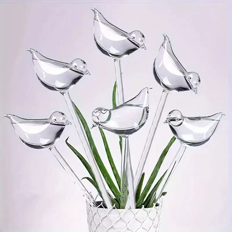 4/8PC Glass Look Automatic Pla - огляд і ціна Automatic Plant Watering Spikes Drip Kit