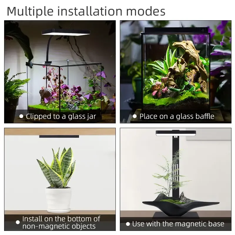 WEEK AQUA USB aquarium light P - огляд і ціна Plant Grow Light Full Spectrum Clip On