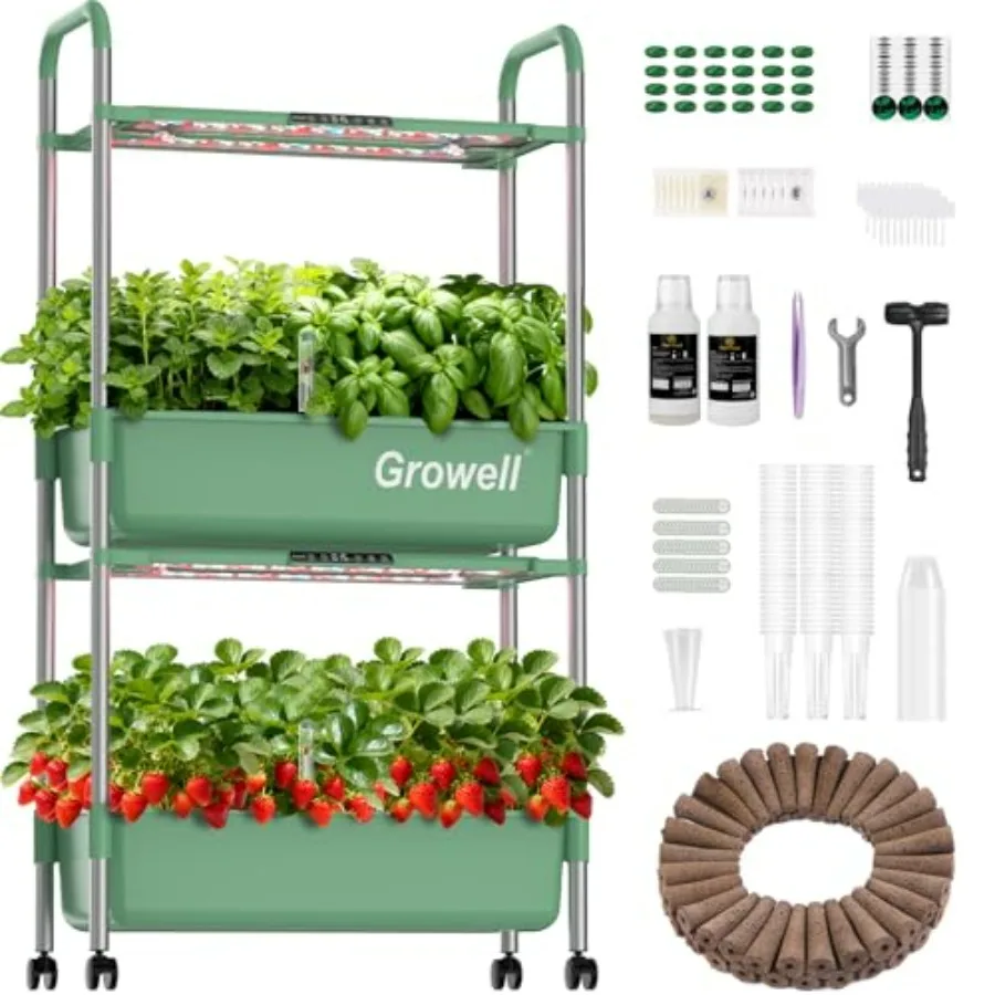 Hydroponics Growing System Kit - огляд і ціна Indoor Herb Garden Grow Light Smart Kit