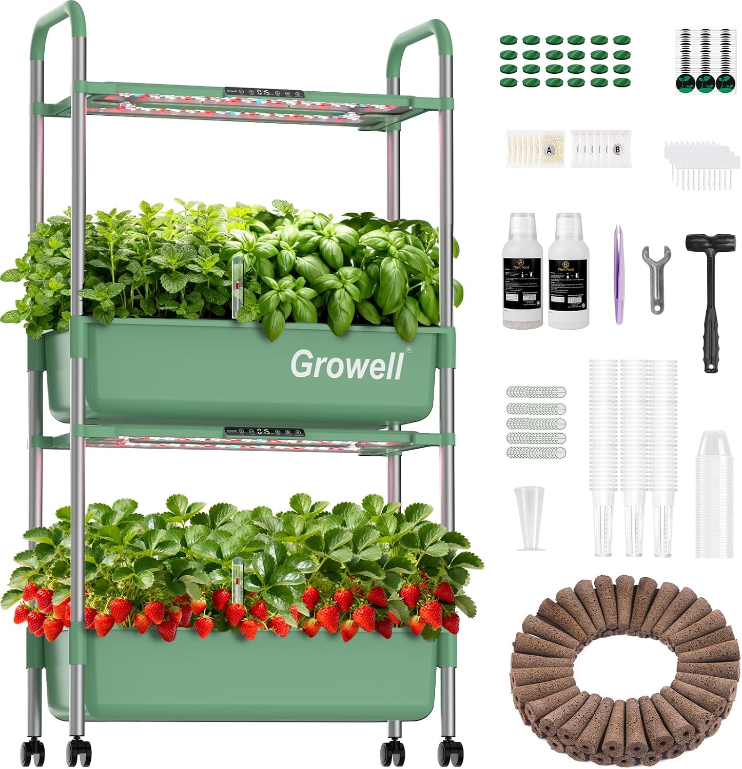 54 Pods Vertical Indoor Herb G - огляд і ціна Indoor Herb Garden Grow Light Smart Kit