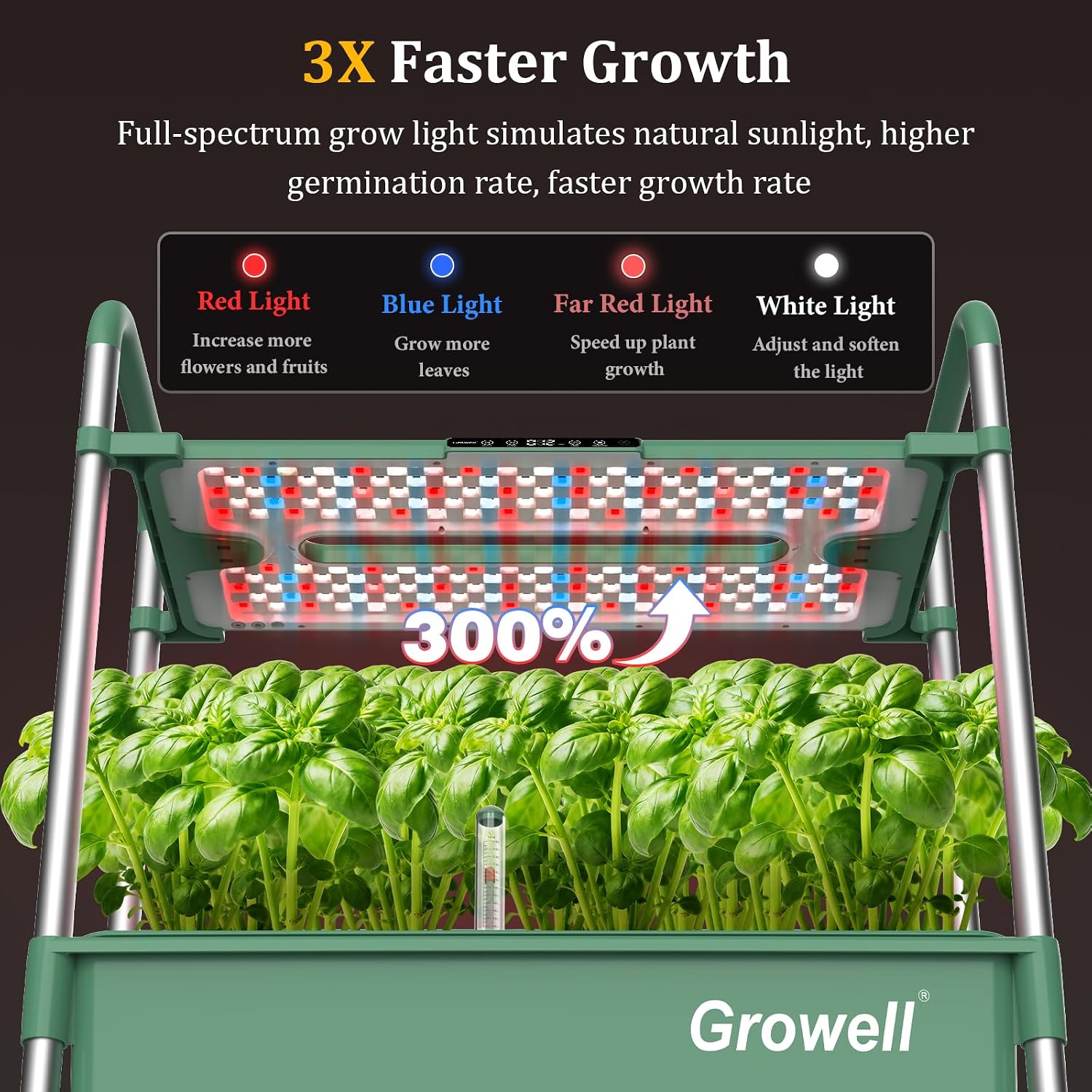 54 Pods Vertical Indoor Herb G - огляд і ціна Indoor Herb Garden Grow Light Smart Kit