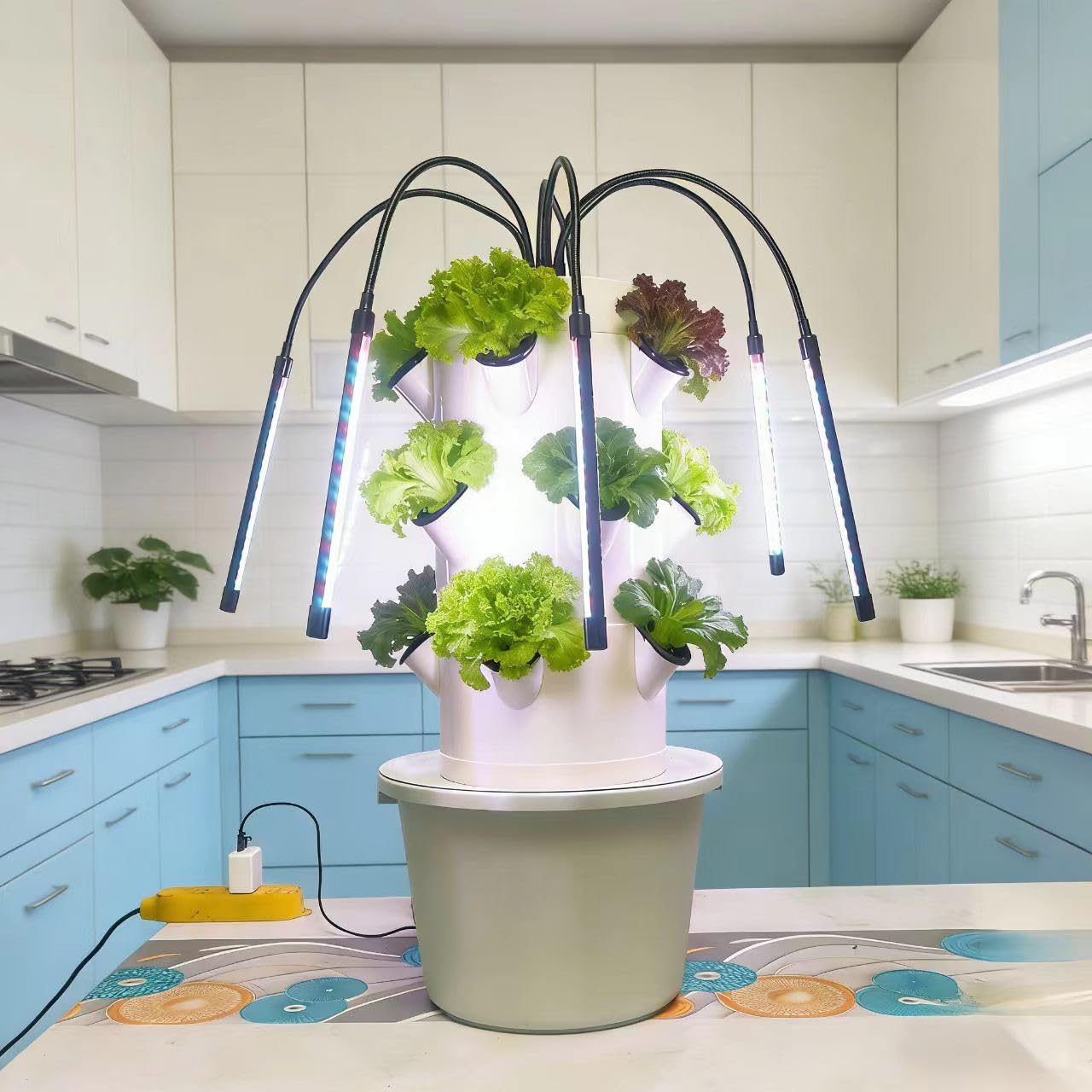 Vertical Hydroponic Growing Sy - огляд і ціна Indoor Herb Garden Grow Light Smart Kit