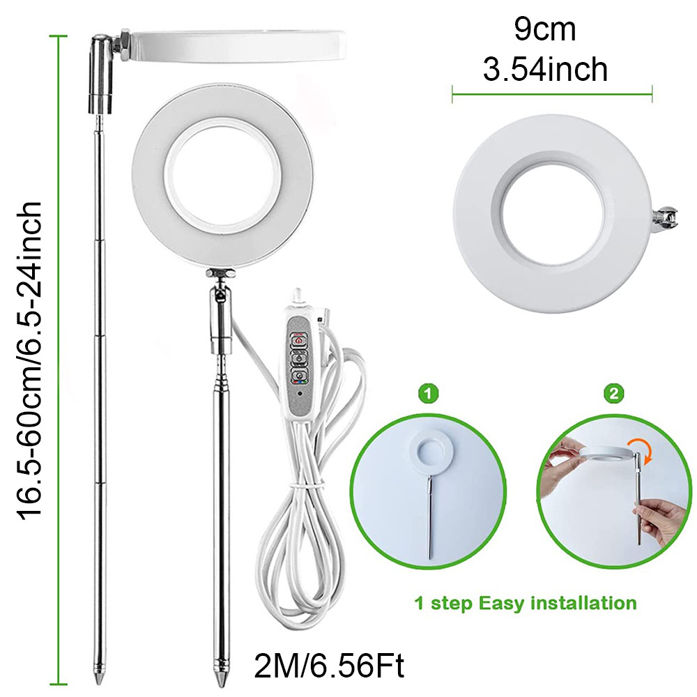 Grow Lights for Indoor Plants  - огляд і ціна Plant Grow Light Full Spectrum Clip On