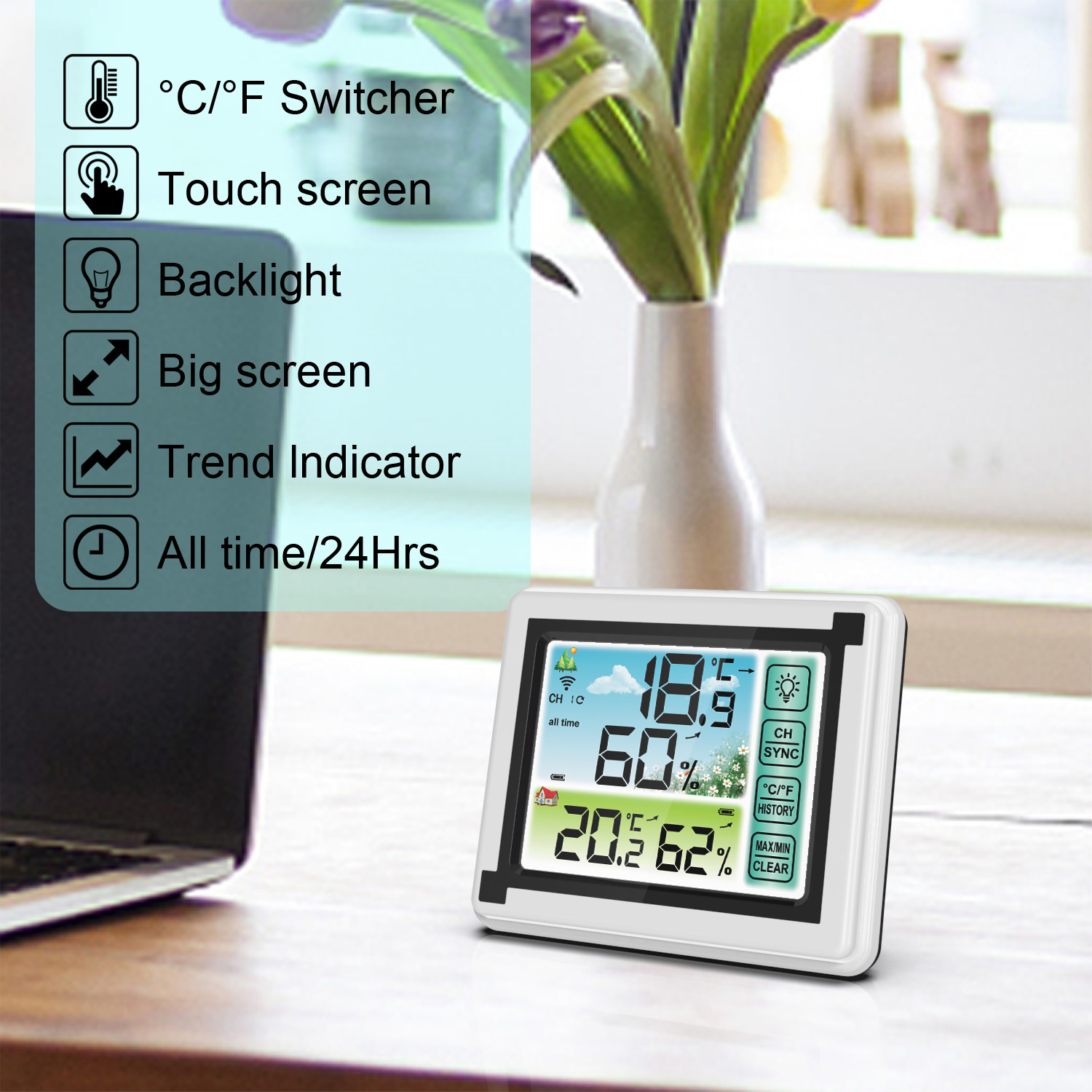 Weather Station Wireless Digit - огляд і ціна Wireless Weather Station Indoor Outdoor