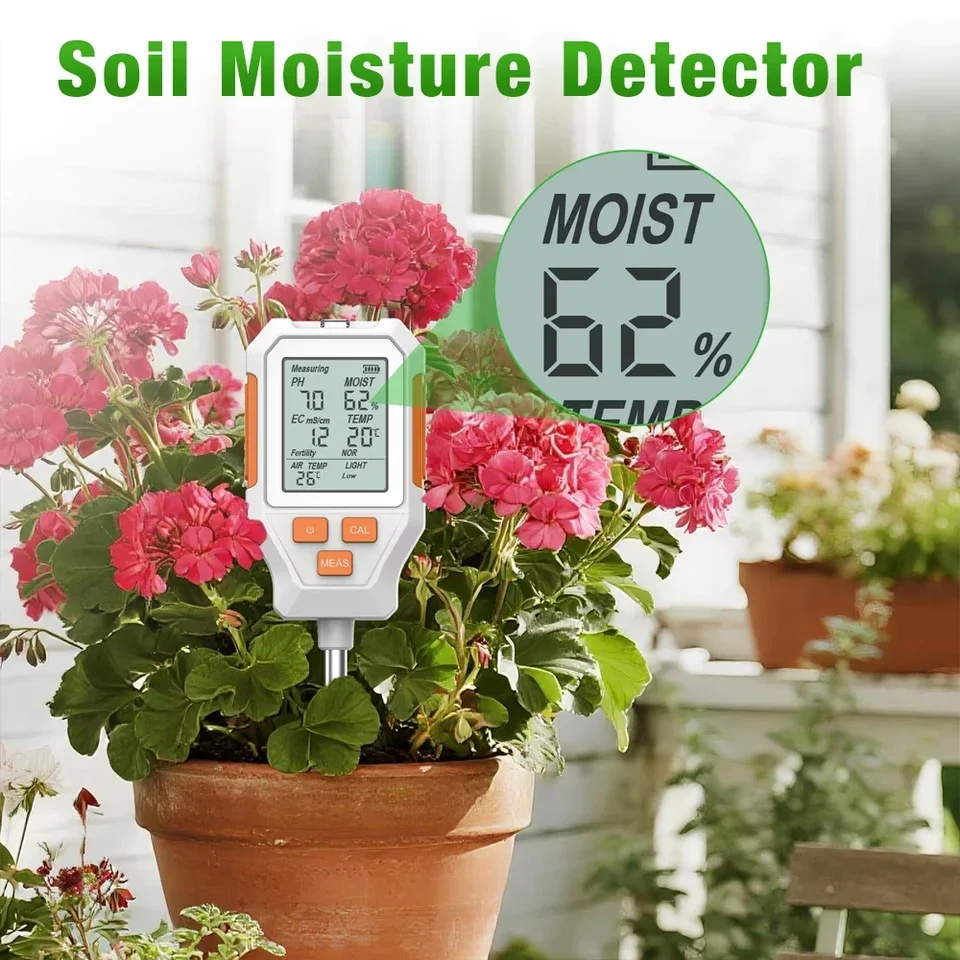 2026 LCD Display Soil Detector - огляд і ціна Soil Ph Meter 3 In 1 Moisture Sunlight