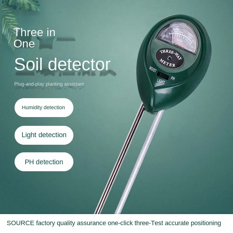 PH Tester Garden Flowers Soil  - огляд і ціна Soil Ph Meter 3 In 1 Moisture Sunlight