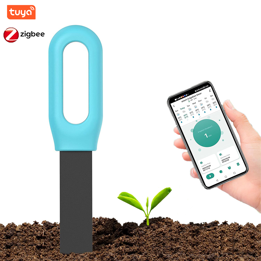 Tuya Bluetooth Zigbee Smart So - огляд і ціна Tuya Zigbee Soil Moisture Temperature Sensor