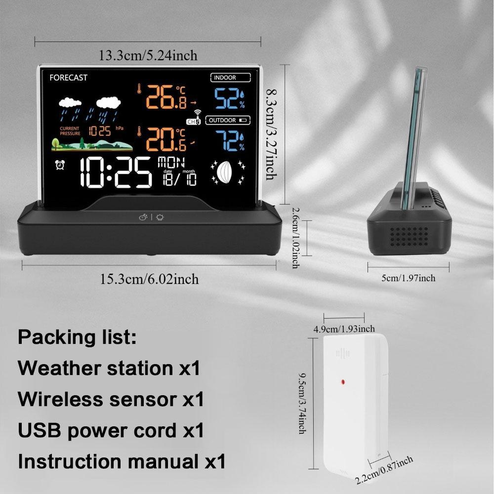 Digital Wireless Weather Stati - огляд і ціна Wireless Weather Station Indoor Outdoor