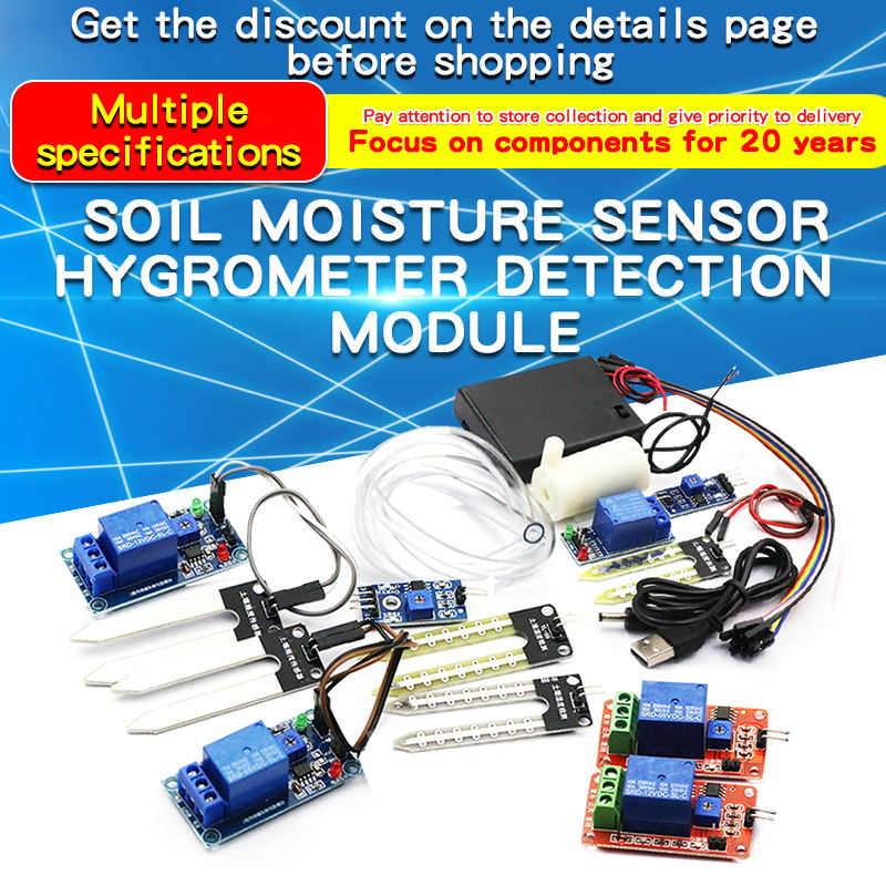 1PCS Soil Moisture Sensor Modu - огляд і ціна Soil Moisture Sensor Relay Module Arduino