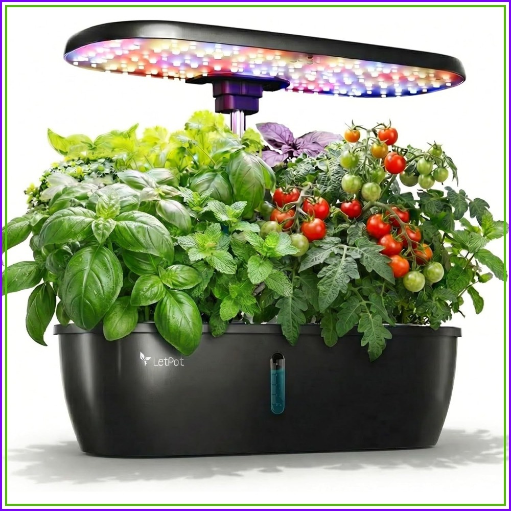 12-Pod Indoor Herb Garden Kit  - огляд і ціна Indoor Herb Garden Grow Light Smart Kit