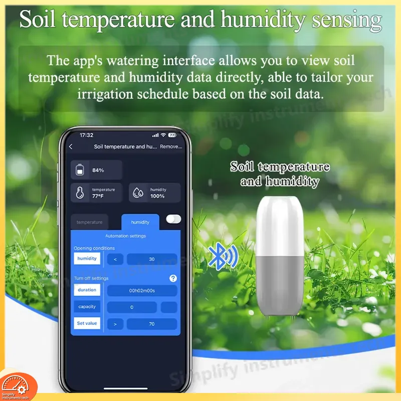 Tuya WiFi Soil Moisture Sensor - огляд і ціна Wifi Soil Moisture Sensor Garden App