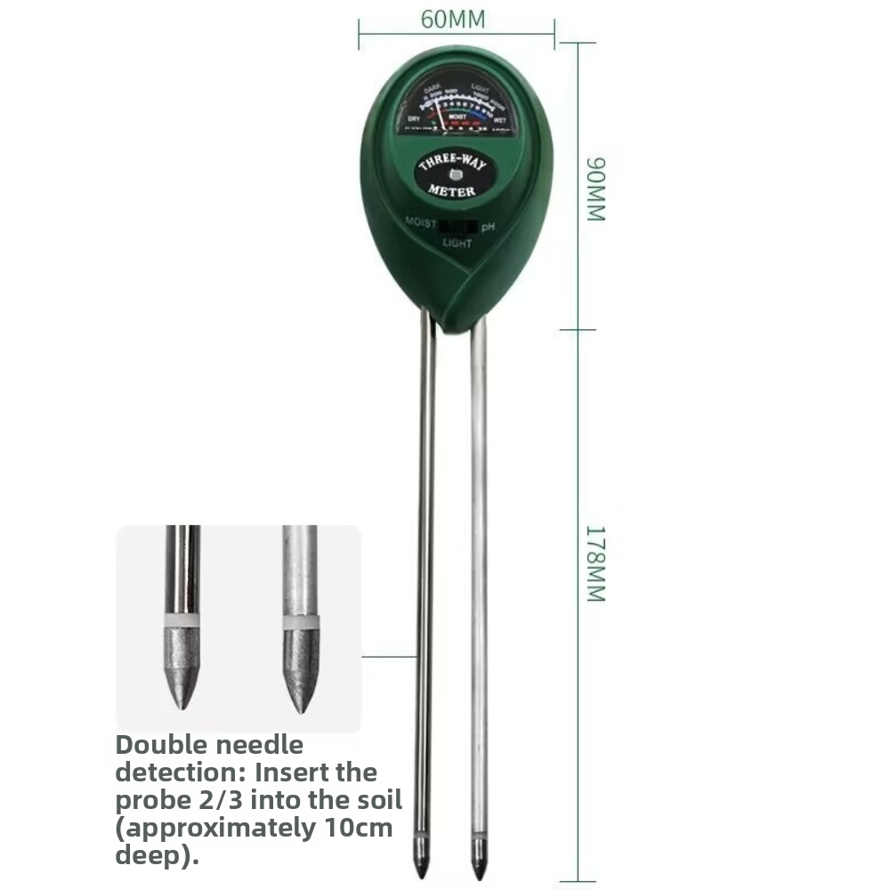 3 in 1 Soil PH Meter Soil Mois - огляд і ціна Soil Ph Meter 3 In 1 Moisture Sunlight
