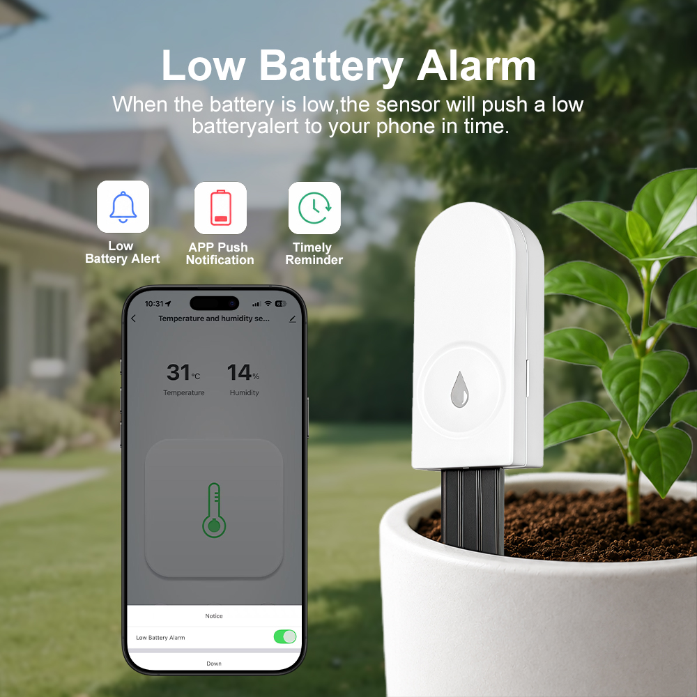 Zigbee 3.0 Soil Moisture Senso - огляд і ціна Tuya Zigbee Soil Moisture Temperature Sensor