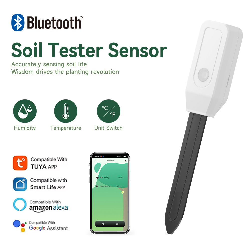 Tuya Smart Soil Moisture & Tem - огляд і ціна Wifi Soil Moisture Sensor Garden App