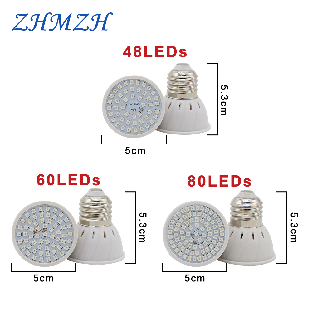 E27 LED Plant Growing Lamp Bul - огляд і ціна Plant Grow Light Full Spectrum Clip On