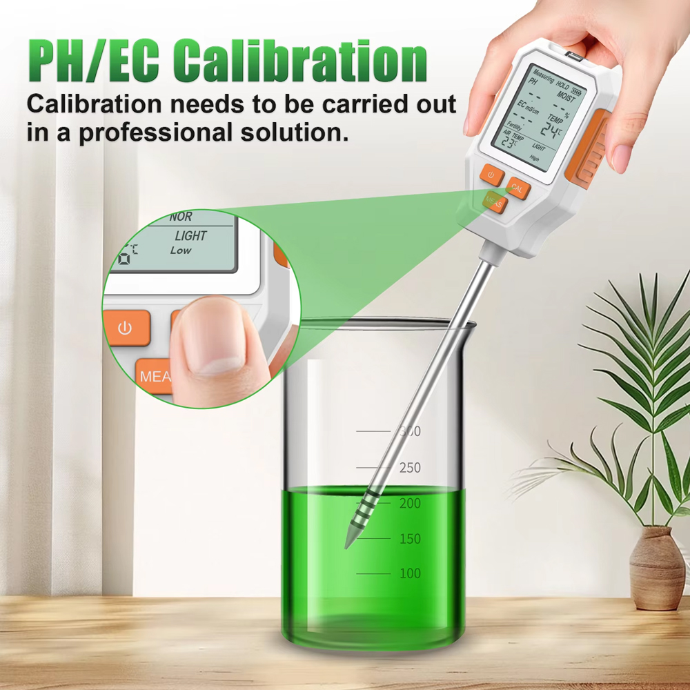 3/7 in 1 PH/EC/Temperature/Moi - огляд і ціна Soil Ph Meter 3 In 1 Moisture Sunlight