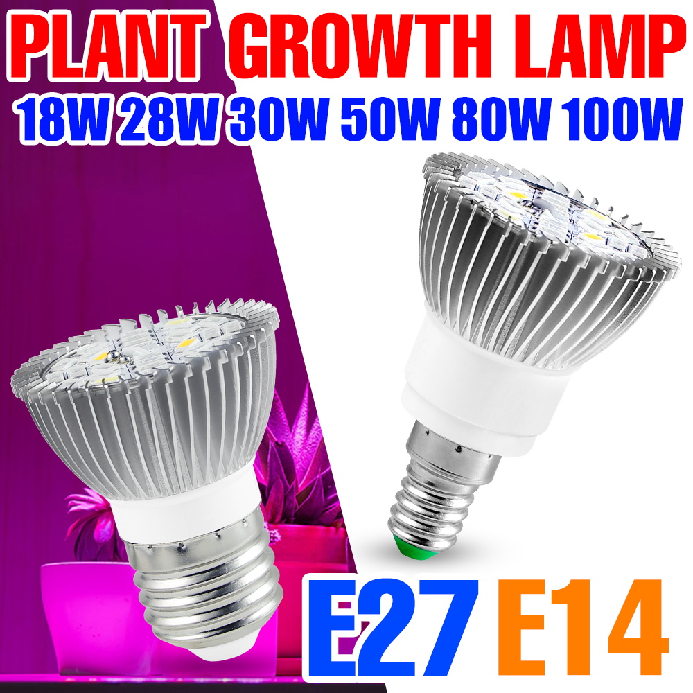 Full Spectrum E27 Plant LED Gr - огляд і ціна Plant Grow Light Full Spectrum Clip On