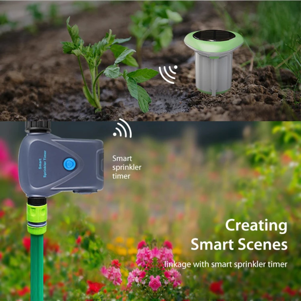 Smart WiFi Solar Soil Tester M - огляд і ціна Wifi Soil Moisture Sensor Garden App
