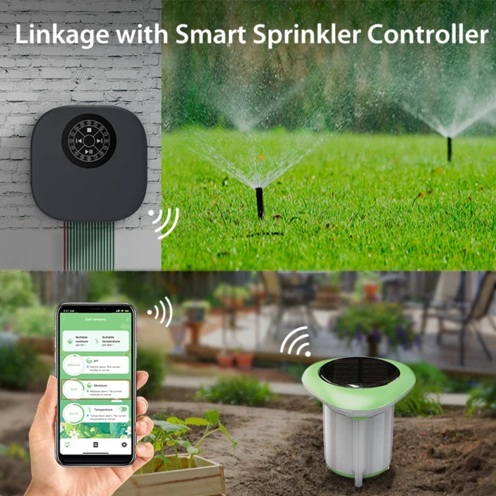 Smart Garden Plant Monitor Too - огляд і ціна Wifi Soil Moisture Sensor Garden App