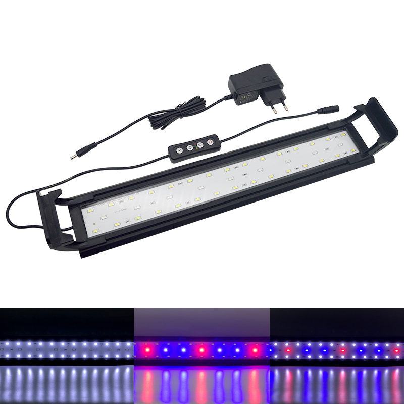 Aquarium LED Light for 16-64CM - огляд і ціна Plant Grow Light Full Spectrum Clip On
