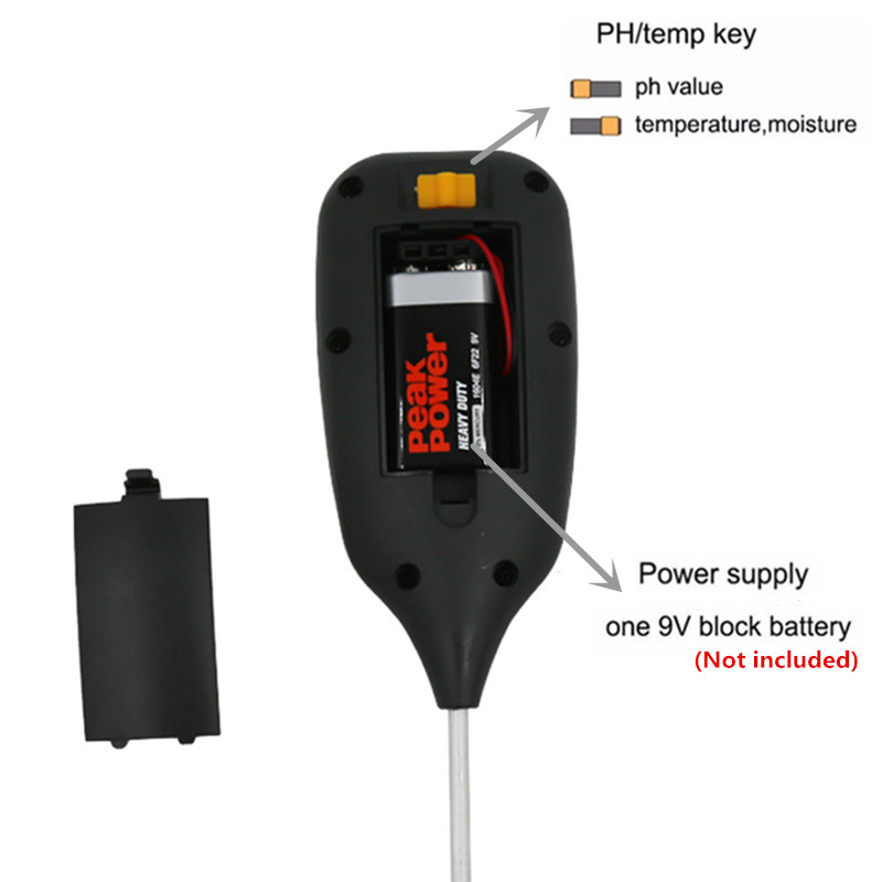 3/4 IN 1 Digital Soil Moisture - огляд і ціна Soil Ph Meter 3 In 1 Moisture Sunlight