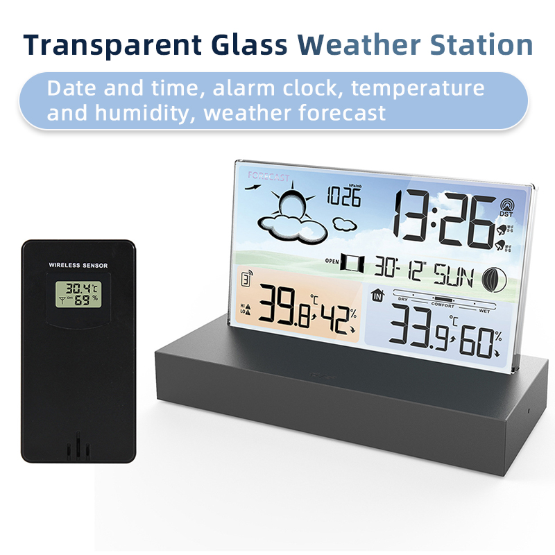 Transparent Weather Station In - огляд і ціна Wireless Weather Station Indoor Outdoor