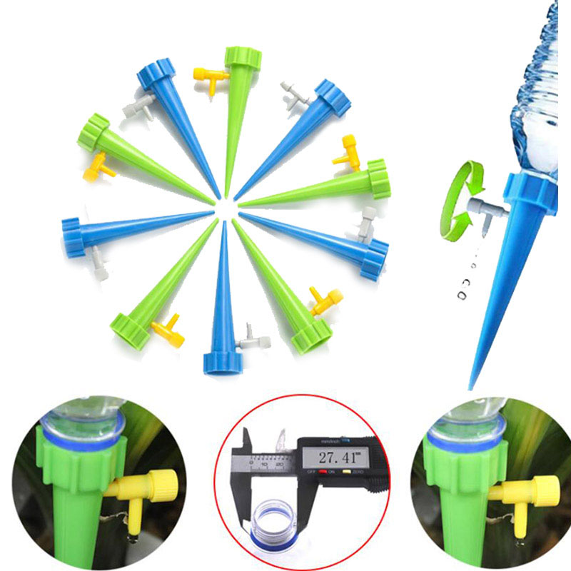 6/12pcs Adjustable Drip Irriga - огляд і ціна Automatic Plant Watering Spikes Drip Kit