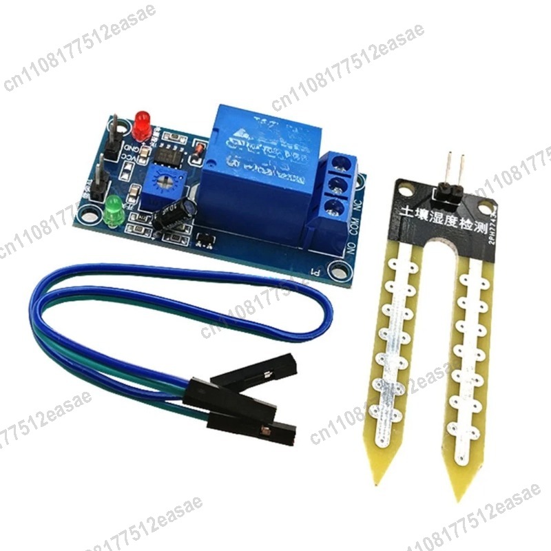 2Pcs 5V 12V Soil Moisture Sens - огляд і ціна Soil Moisture Sensor Relay Module Arduino