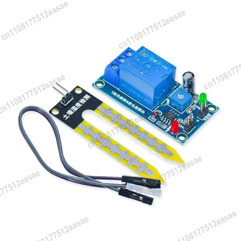 2Pcs 5V 12V Soil Moisture Sens - огляд і ціна Soil Moisture Sensor Relay Module Arduino