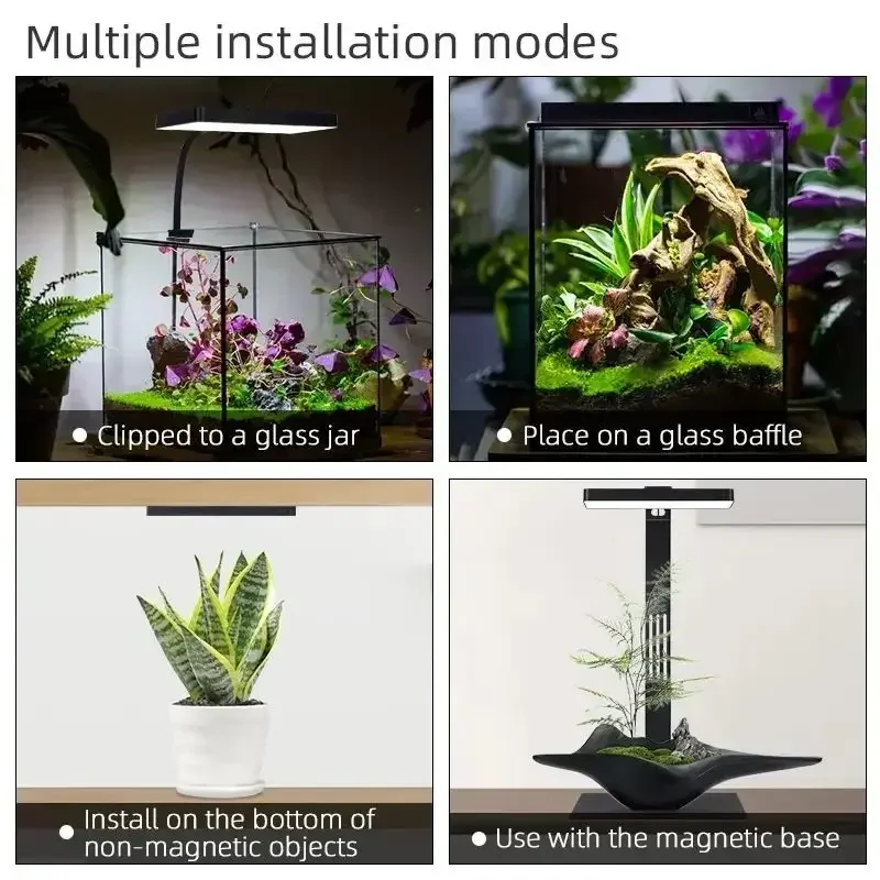 WEEK AQUA Mag Pro USB Nano Aqu - огляд і ціна Plant Grow Light Full Spectrum Clip On