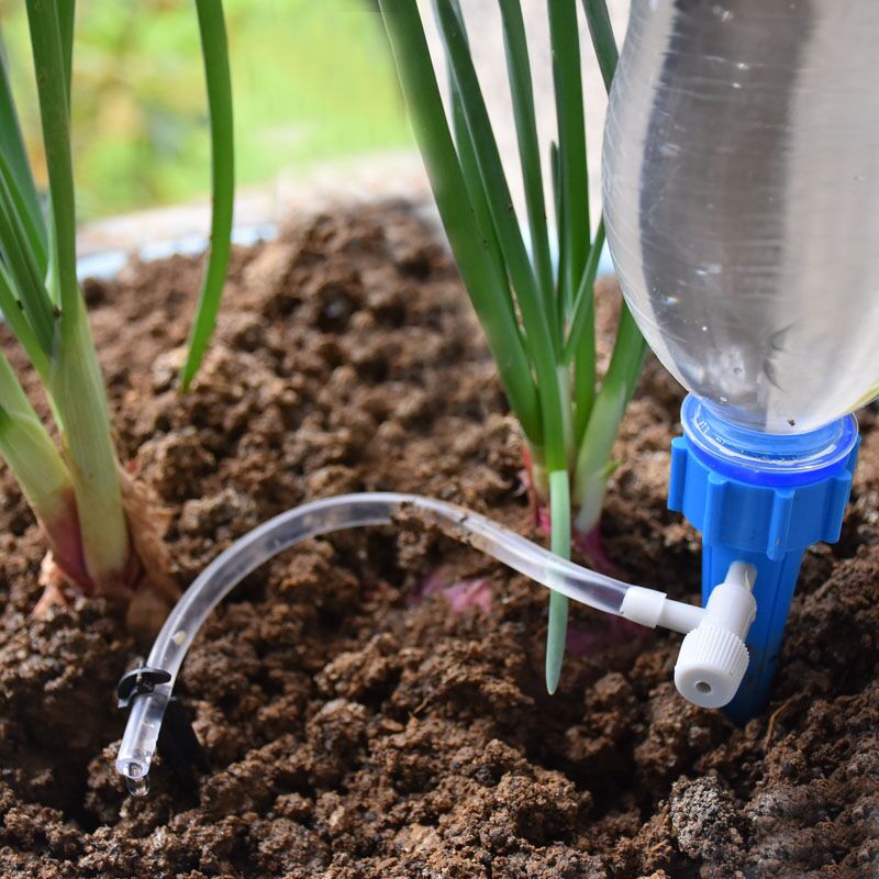 Drip Irrigation Automatic Plan - огляд і ціна Automatic Plant Watering Spikes Drip Kit