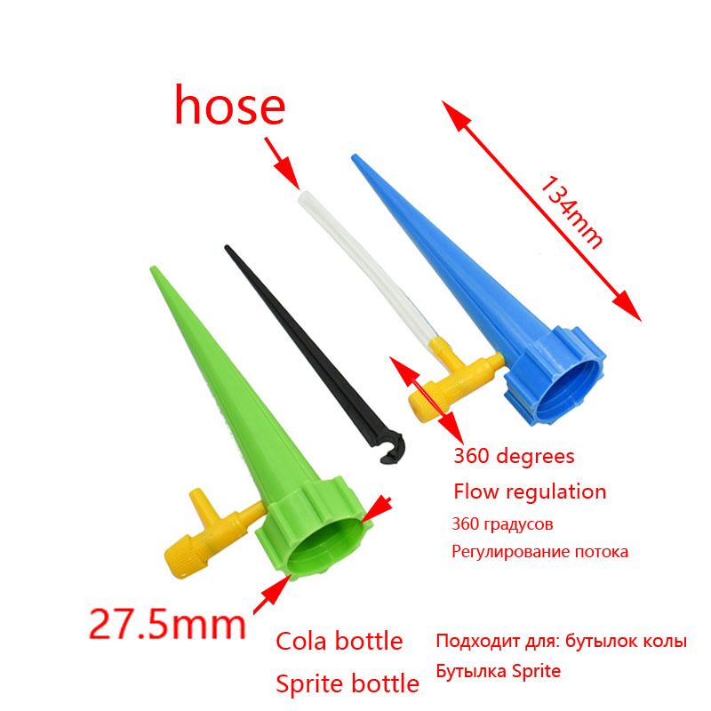 Drip Irrigation Automatic Plan - огляд і ціна Automatic Plant Watering Spikes Drip Kit